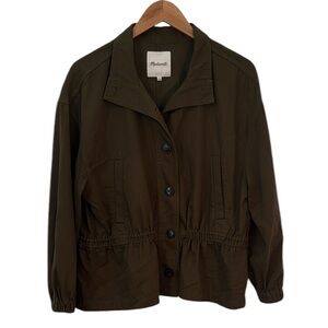 Madewell Highbury Military Jacket Green Medium